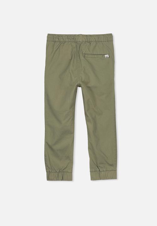 Cotton On - Logan cuffed pant - khaki
