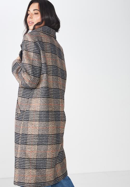 Cotton On - New mid length coat - brown 