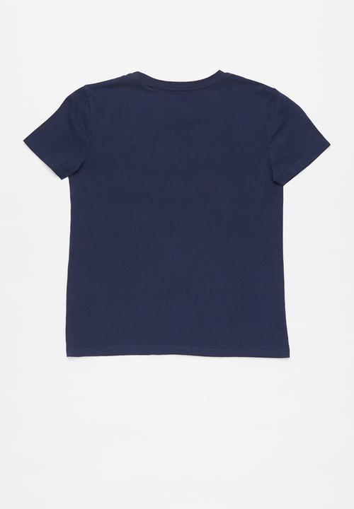 GUESS - Short sleeve guess platisol tee - navy