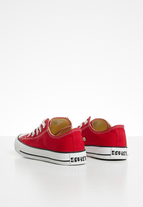 SOVIET - Viper youth low cut sneaker - red