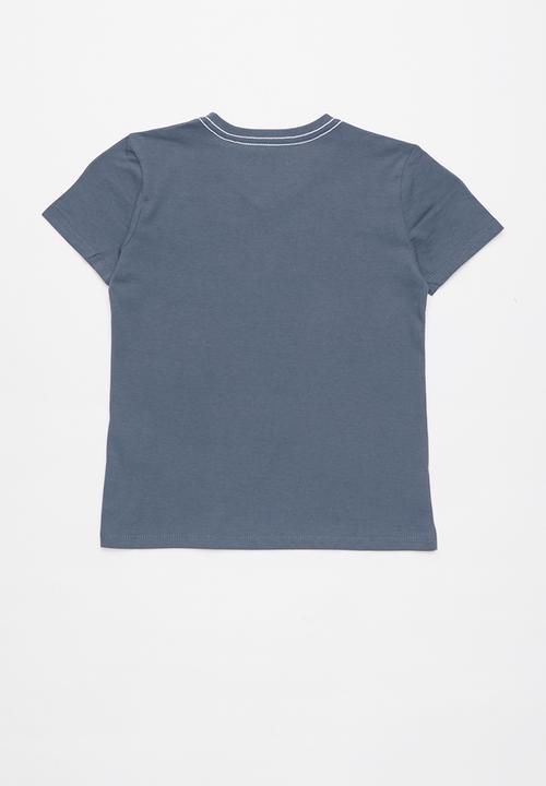 GUESS - Short sleeve guess high level tee - blue