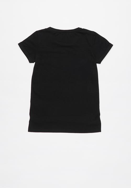 GUESS - Short sleeve guess ombre bling tee - black