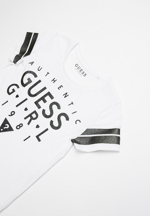 GUESS - Short sleeve guess girl tee - white