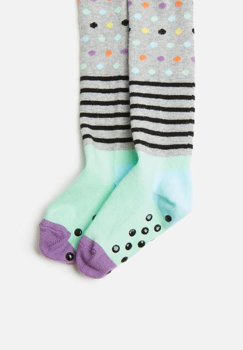 Happy Socks - Stripes & dots tights - multi