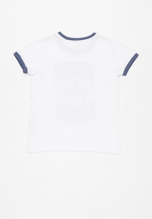 GUESS - Short sleeve guess can tee - white