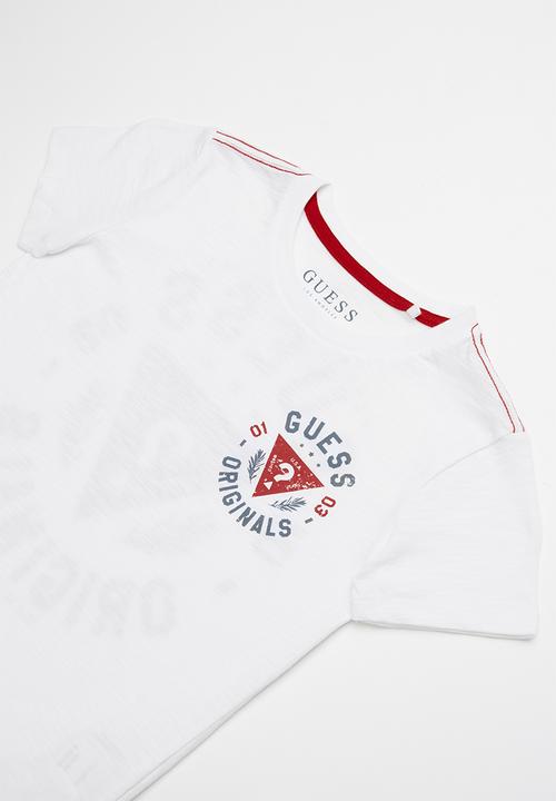 GUESS - Short sleeve guess originals tee - white