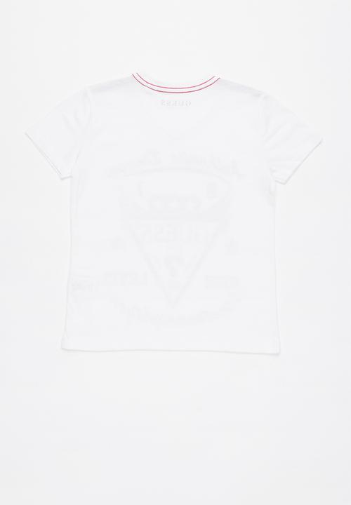 GUESS - Short sleeve high level tee - white