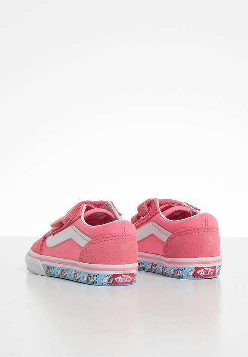 Vans - Td old skool v - strawberry pink/true white