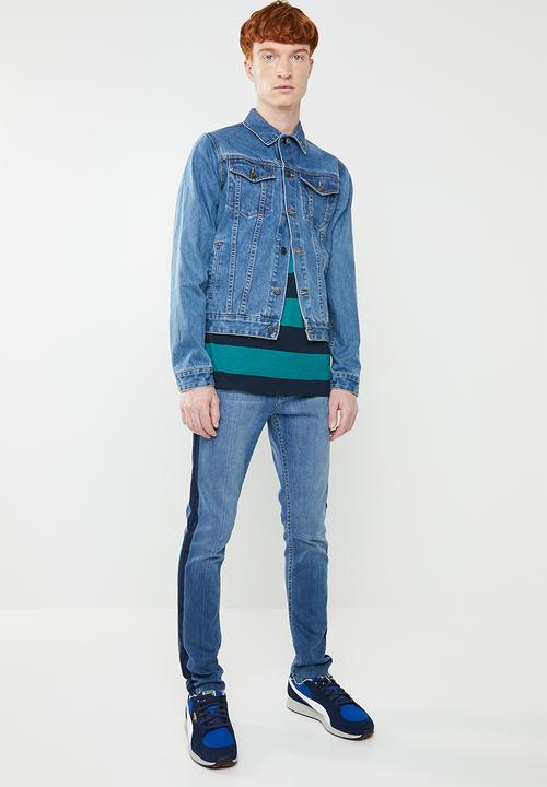 Superbalist - San Fran denim trucker jacket - blue