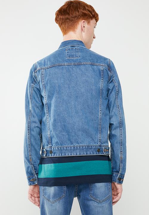 Superbalist - San Fran denim trucker jacket - blue