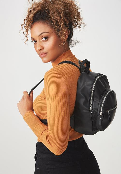 Cotton On - Zip it backpack - black