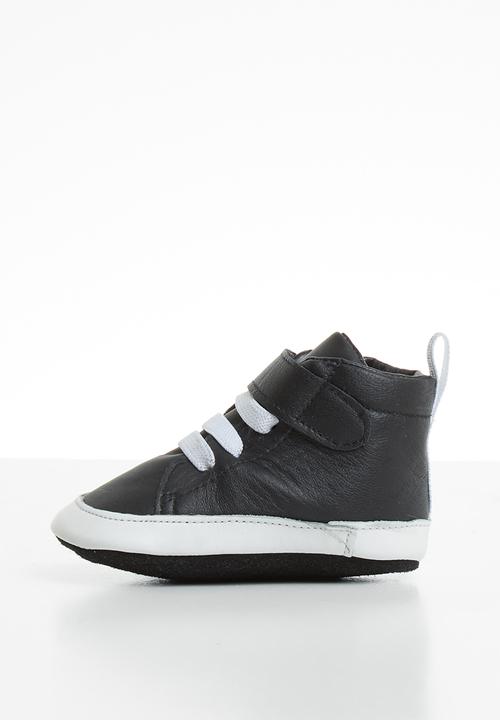 shooshoos - Space jamming high top sneaker - black & white 
