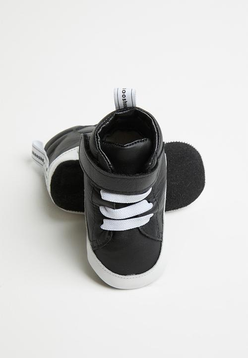 shooshoos - Space jamming high top sneaker - black & white 