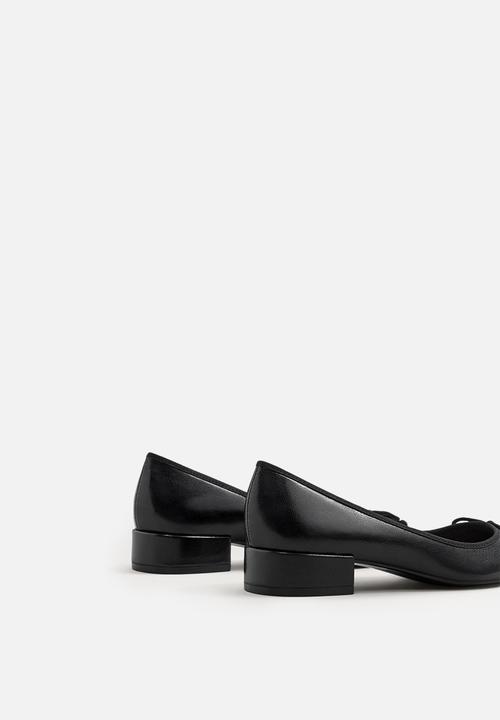 MANGO - Heeled ballerina - black