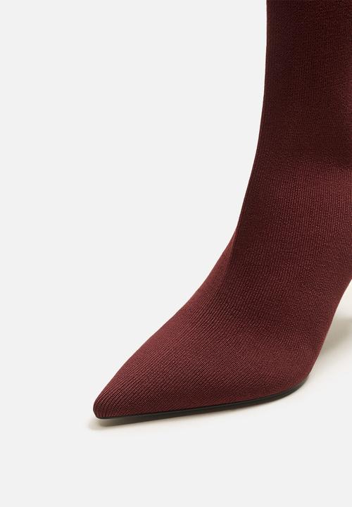 MANGO - Feli  boot - burgundy