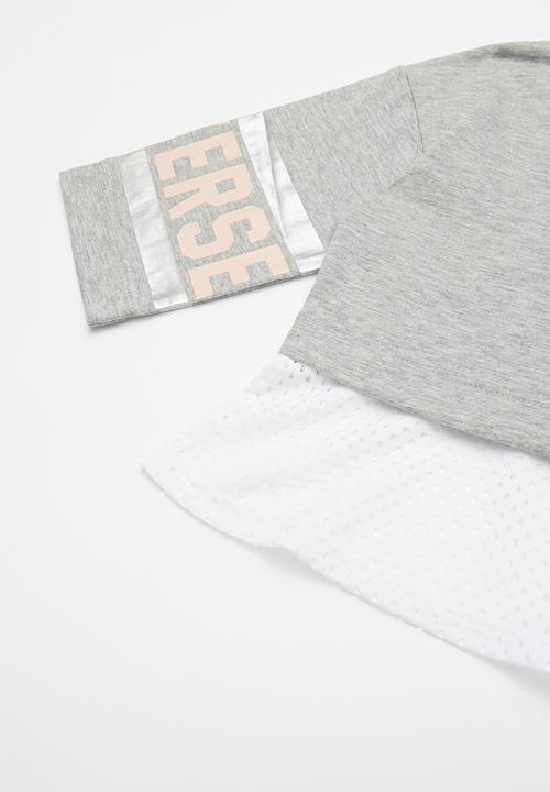Converse - Reflective 2-fer top - grey