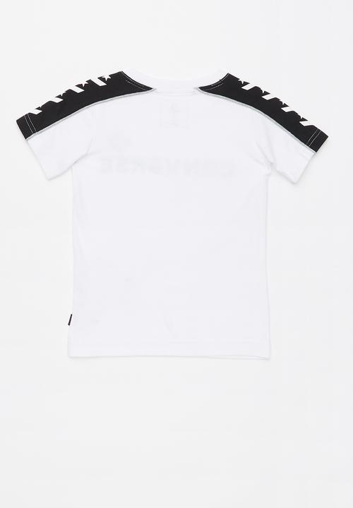 Converse - Short sleeve track tee - white