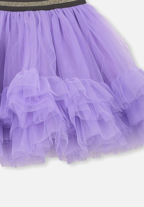Cotton On - Trixiebelle tulle skirt - purple