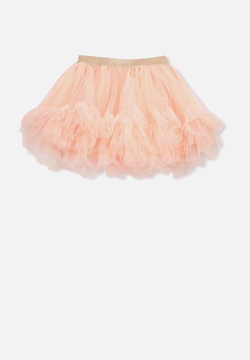 Cotton On - Trixiebelle tulle skirt - peach