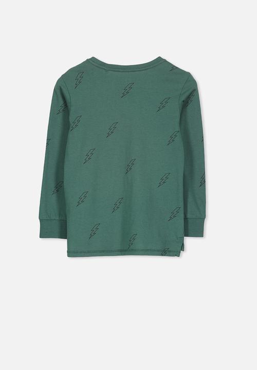 Cotton On - Tom long sleeve tee - green