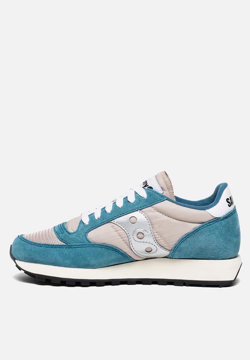 Saucony Originals - Jazz vintage - blue/tan/silver 