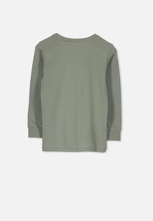 Cotton On - Tom long sleeve tee - khaki