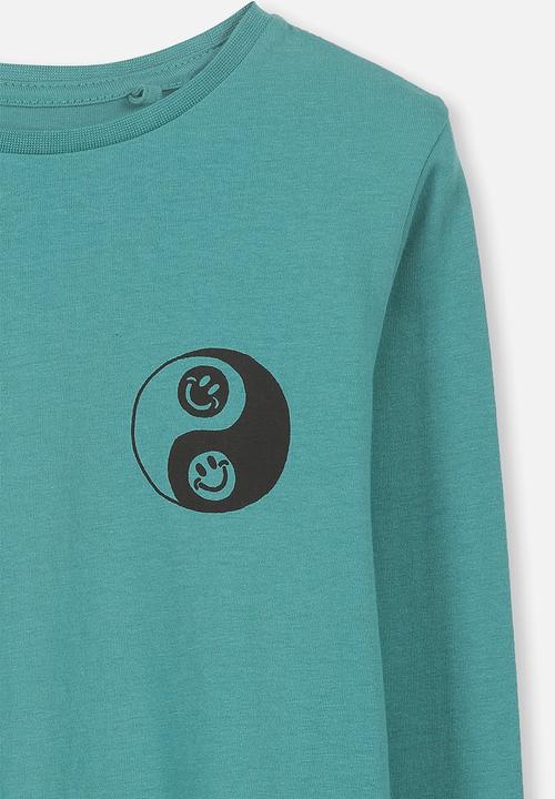 Cotton On - Tom long sleeve tee - blue