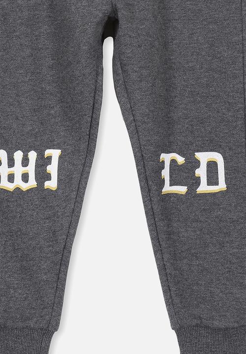 Cotton On - Lewis wild trackpant - charcoal