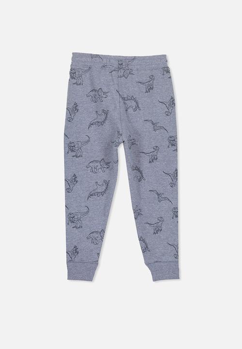 Cotton On - Lewis dinosaurs trackpant - blue