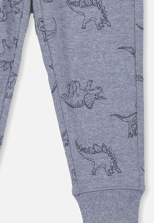 Cotton On - Lewis dinosaurs trackpant - blue