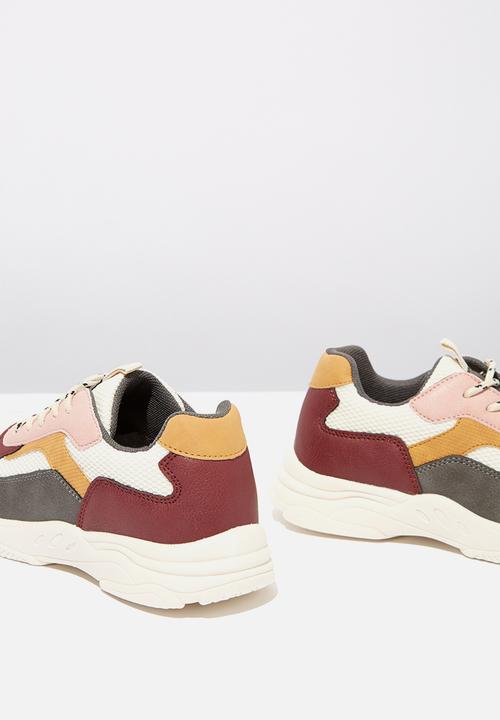 Cotton On - Marley colour block trainer - multi