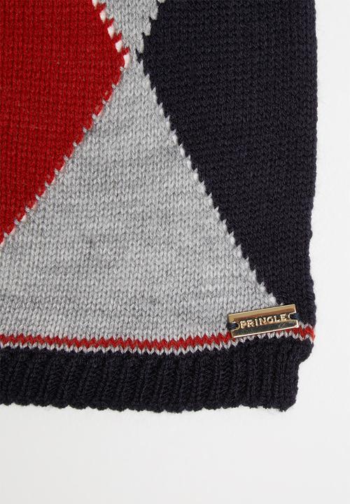Pringle of Scotland - Tilly ribbed scarf - navy