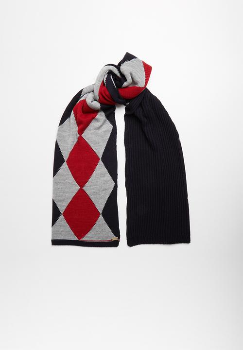Pringle of Scotland - Tilly ribbed scarf - navy