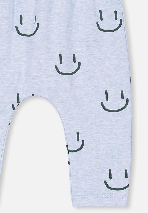 Cotton On - The smiley face legging - blue