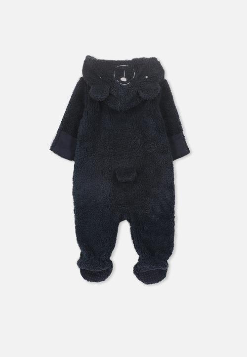 Cotton On - Marshmallow polar bear romper - navy 