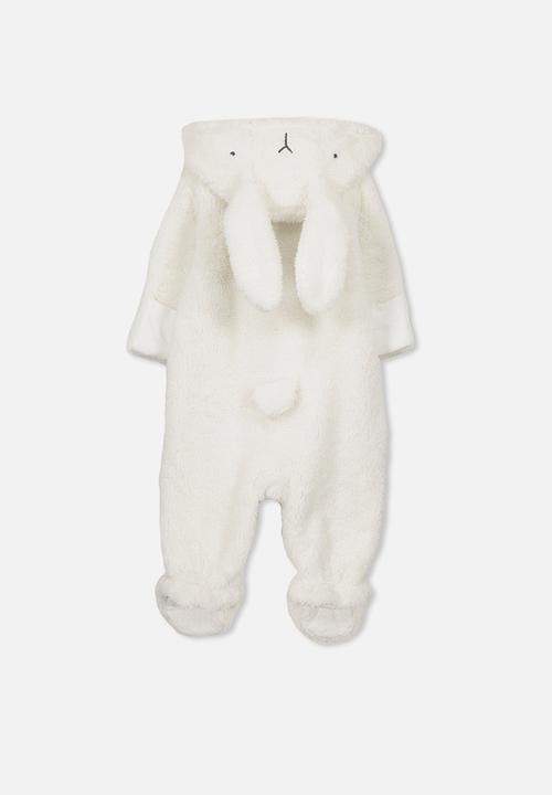 Cotton On - Marshmallow bunny romper - cream