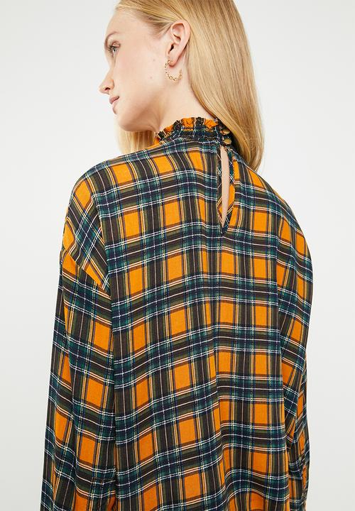 Superbalist - Hi neck with blouson & drawcord detail - multi