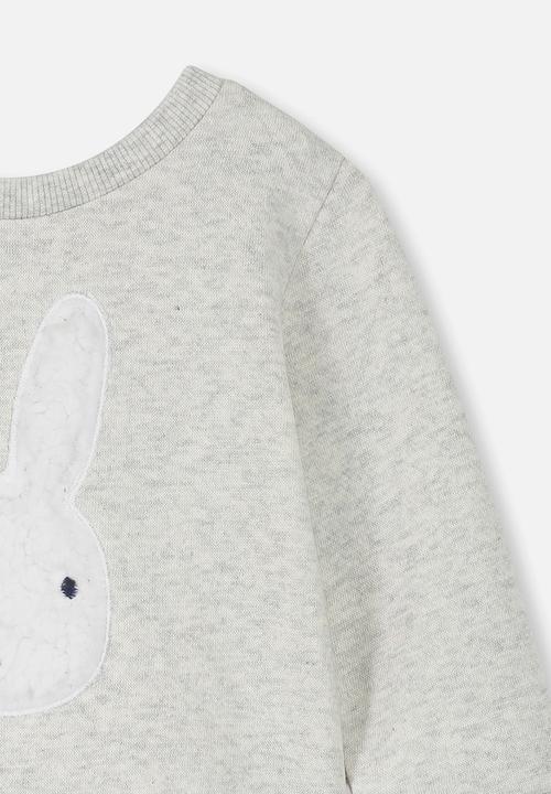 Cotton On - Billie bunny sweater - grey
