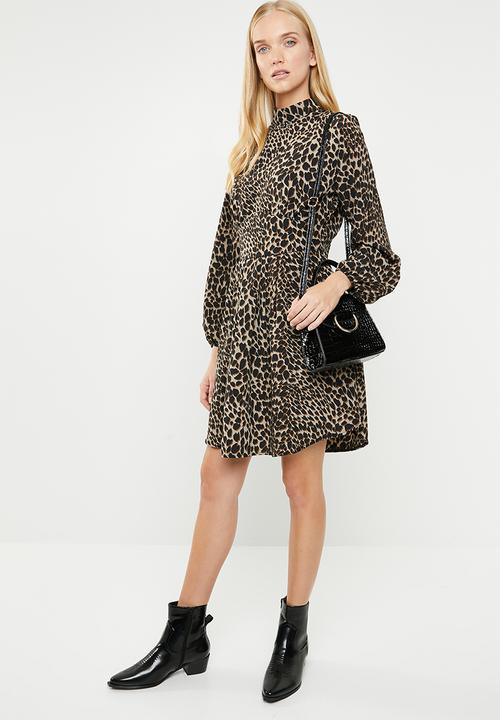 dailyfriday - Leopard print dress - brown animal 