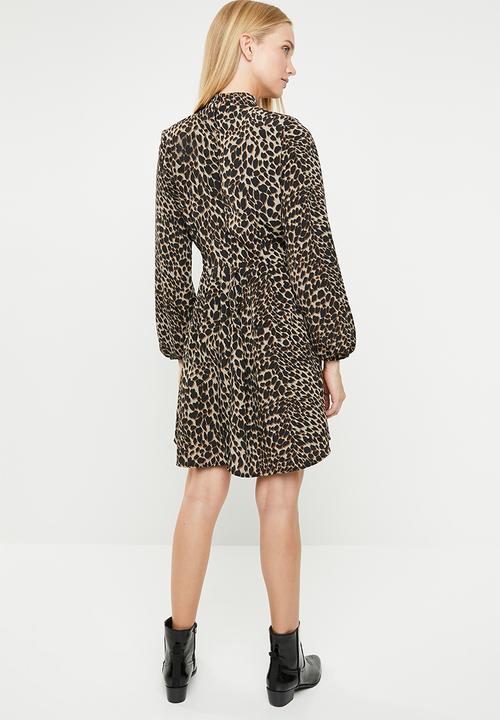 dailyfriday - Leopard print dress - brown animal 