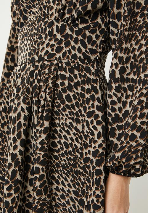 dailyfriday - Leopard print dress - brown animal 
