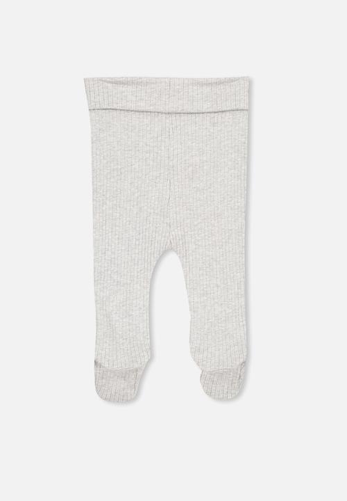Cotton On - The footed rib legging - grey