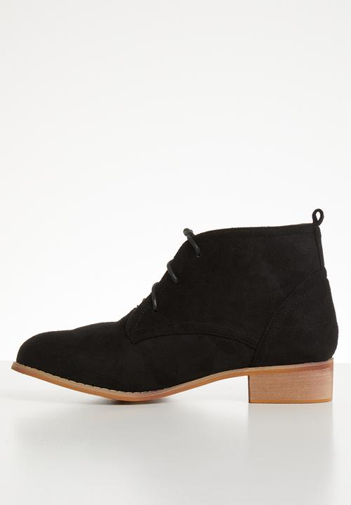 Superbalist - Lace up ankle boots - black