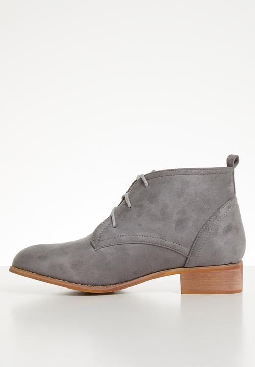 Superbalist - Lace up ankle boots - grey