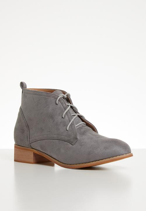 Superbalist - Lace up ankle boots - grey