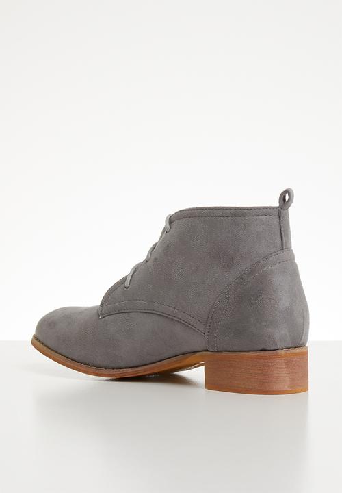 Superbalist - Lace up ankle boots - grey