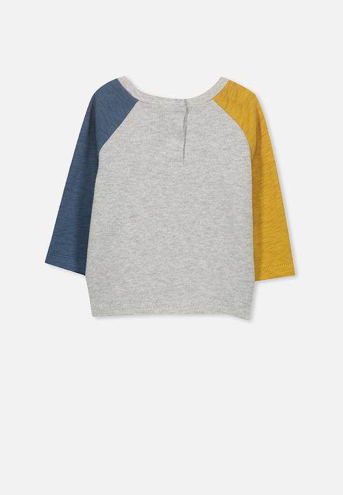 Cotton On - Roy raglan long sleeve - multi