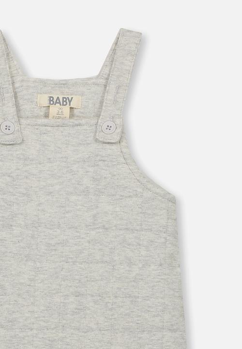 Cotton On - Logan quilted overall - grey