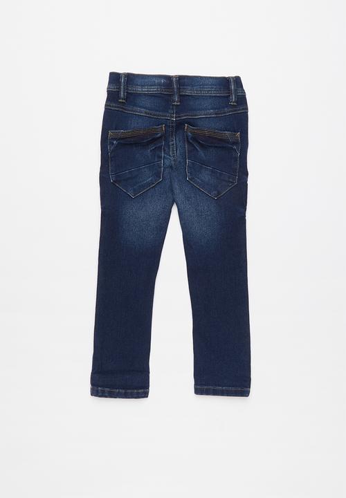 Name It - Robin regular denim pants - navy 