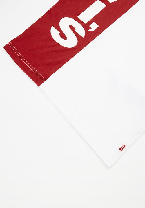 Levi’s® - Boys vertical logo T-shirt - white